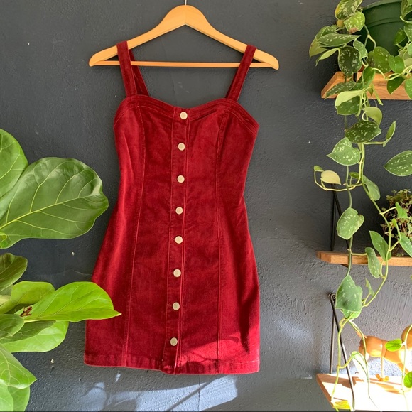 PacSun Dresses & Skirts - PacSun | Button-down Corduroy Pinafore